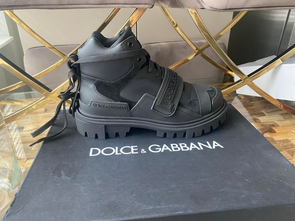 Dolce & Gabbana zwarte boots, Zwart, Lage of Enkellaarzen, Nieuw, Ophalen of Verzenden