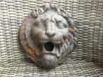 Gietijzer leeuwenkop leeuw 28x26 cm 5,1 kg, Ophalen of Verzenden, Gebruikt, Overige materialen, Dierenbeeld