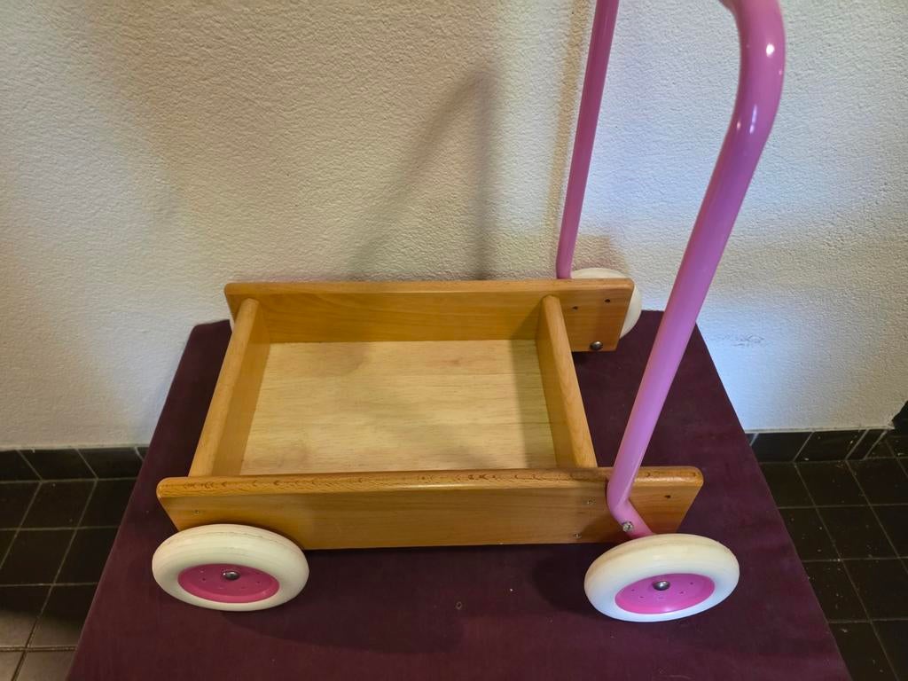 Loopwagen Roze, Ophalen of Verzenden, Zo goed als nieuw