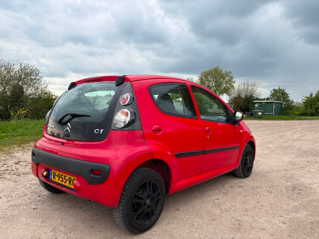 Citroen C1 1.0-12V Séduction AIRCO/LMV/5DEURS/EL RAMEN, Auto's, Voorwielaandrijving, Euro 5, Stof, Gebruikt