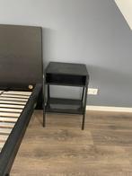 Ikea bed met nachtkastjes, Ophalen, Gebruikt, Eenpersoons, Zwart
