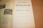 Bos - Schoolatlas der Geheele Aarde - 1923, Gelezen, Ophalen of Verzenden, Landkaart, 1800 tot 2000