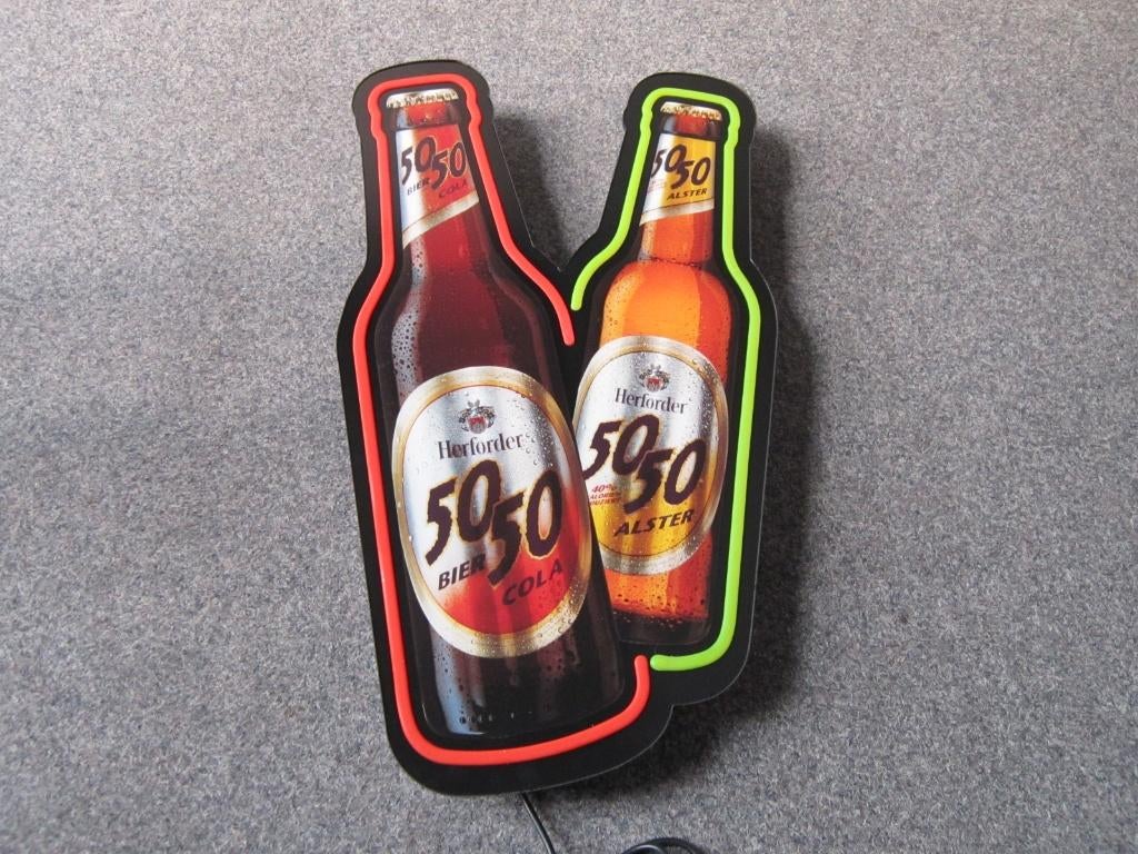 HERFORDER BIER LICHTRECLAME, Verzamelen, Ophalen, Nieuw, Overige typen, Overige merken