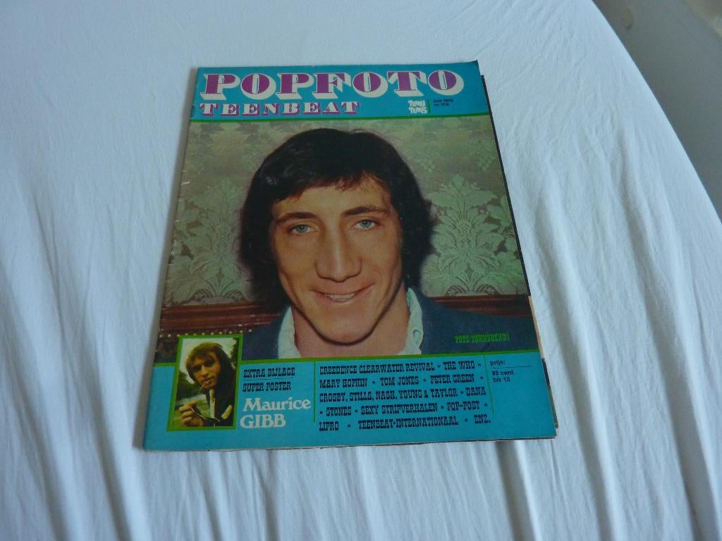 POPFOTO 1970-WHO-MAURICE GIBB-CCR-T JONES-STONES-PETER GREEN, Verzamelen, Verzenden, 1960 tot 1980, Tijdschrift