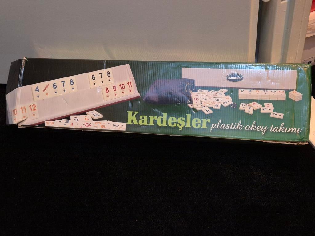 Rummikub (Kardeşler plastic okey takımı), Ophalen of Verzenden, Zo goed als nieuw