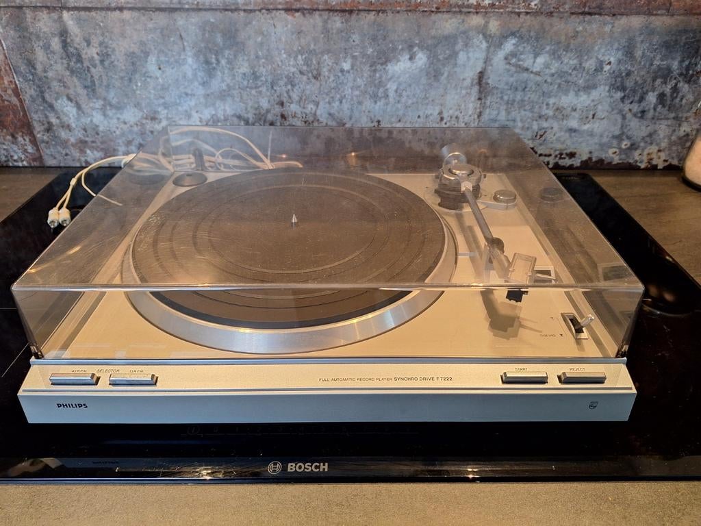 Philips Platenspeler F7220, Philips, Gebruikt, Automatisch, Ophalen of Verzenden