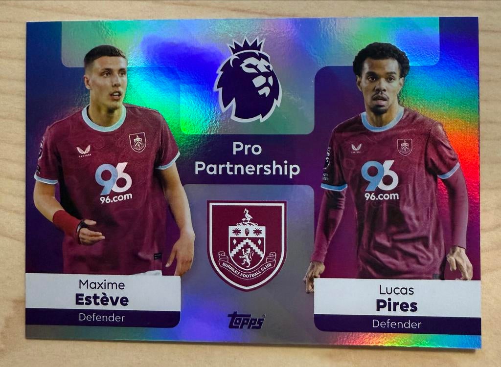 Topps Premier League Pro Partnership Estève/Pires, Ophalen of Verzenden, Nieuw, Buitenlandse clubs, Spelerskaart