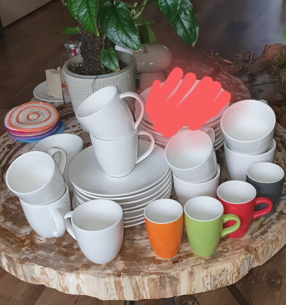 Servies VT wonen, Huis en Inrichting, Keuken | Servies, Gebruikt, Keramiek, Ophalen of Verzenden, Overige stijlen
