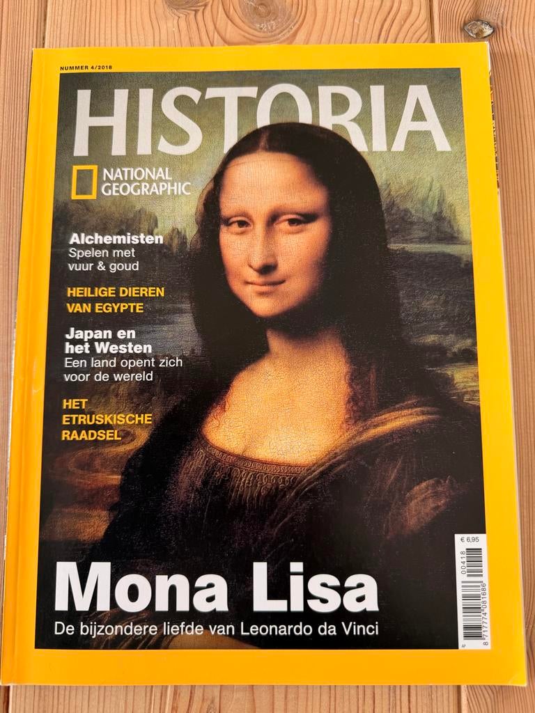 Historia National Geographic - Mona Lisa, Ophalen of Verzenden, Zo goed als nieuw, Wetenschap en Natuur
