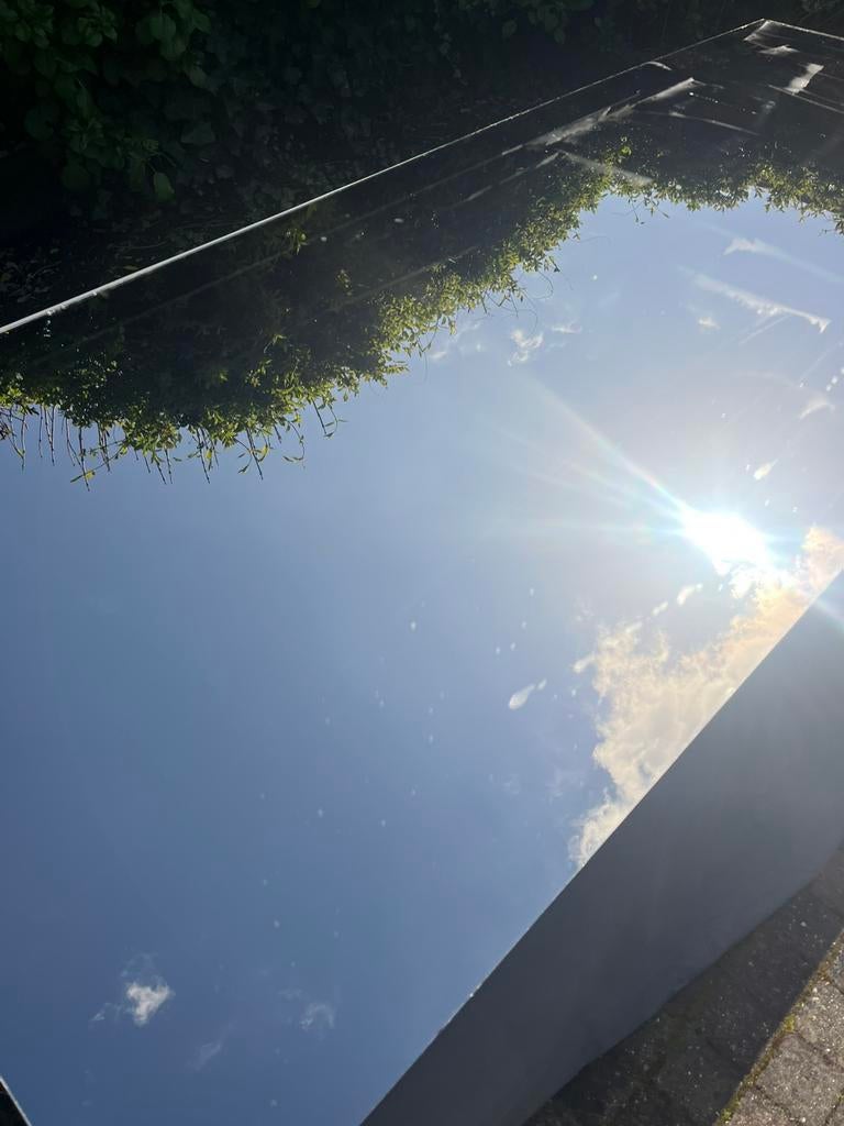 Grote spiegel afkomstig uit schuifdeur kledingkast, Ophalen, Gebruikt, 200 cm of meer, 75 tot 100 cm