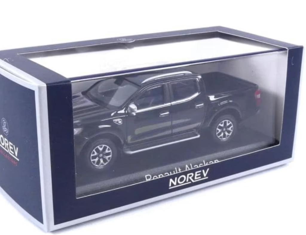 Renault Alaskan 2017 Zwart schaal 1:43 NOREV ref: 518351, Verzenden, Nieuw, Auto, Norev