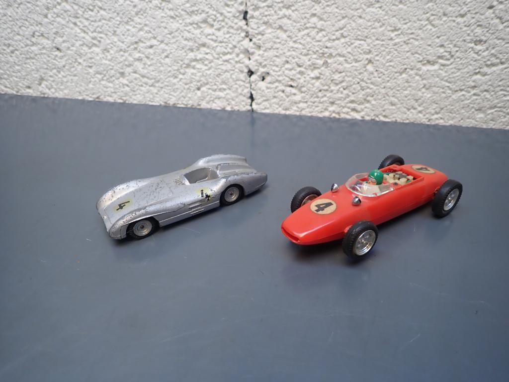 Marklin 8010 Mercedes W196 Streamliner, + Porsche F1 1:43, Hobby en Vrije tijd, Modelauto's | 1:43, Niet ingevuld, Gebruikt, Niet ingevuld