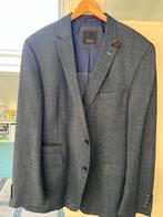 Maat 60 blauwe colbert, linnenstructuur, verfijnde details, Kleding | Heren, Kostuums en Colberts, Ophalen of Verzenden, Zo goed als nieuw
