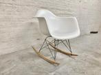 Eames RAR schommelstoel, Gebruikt, Hout, Wit, Ophalen of Verzenden