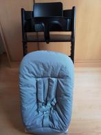 Stokke Tripp Trapp kinderstoel met newborn set, Kinderen en Baby's, Kinderstoelen, Ophalen of Verzenden, Zo goed als nieuw, Meegroeistoel