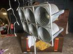 Staande lamp industrieel 6 spots hoogte verstelbaar, Ophalen, Nieuw, Metaal, 200 cm of meer
