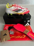 Adidas F50 elite FG/SG Wit/Rood maat 44 2/3, Maat XS of kleiner, Schoenen, Nieuw, Ophalen of Verzenden