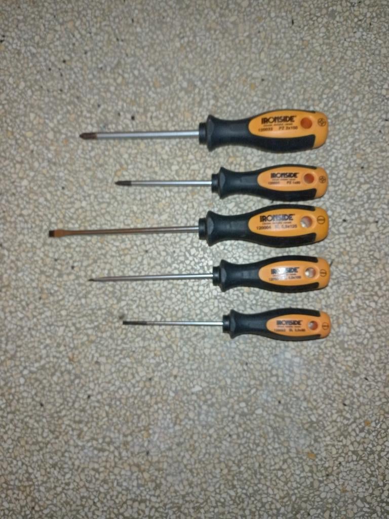 Set van 5 Ironside schroevendraaiers, Doe-het-zelf en Verbouw, Gereedschap | Handgereedschap, Ophalen of Verzenden, Nieuw