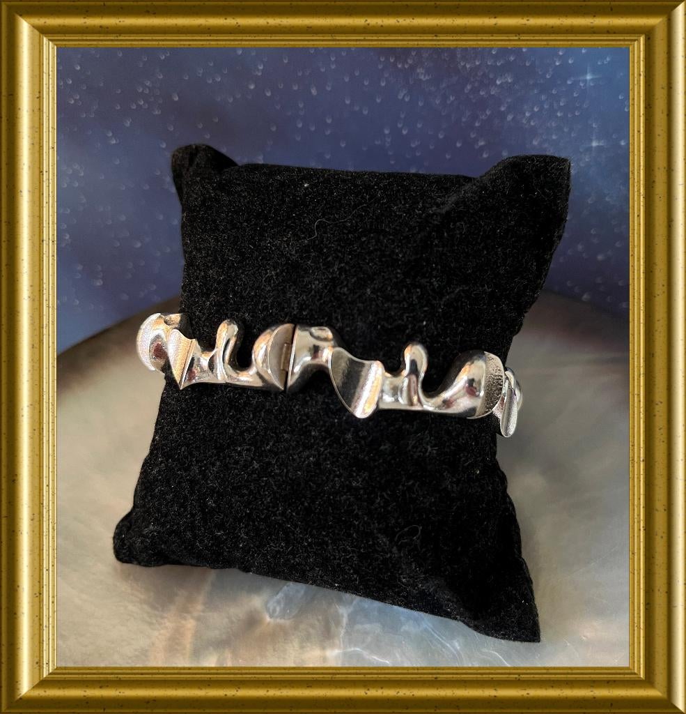 Lapponia 925 zilveren armband: Bjorn Weckstrom, Cetus, Ophalen of Verzenden, Zilver, Armband
