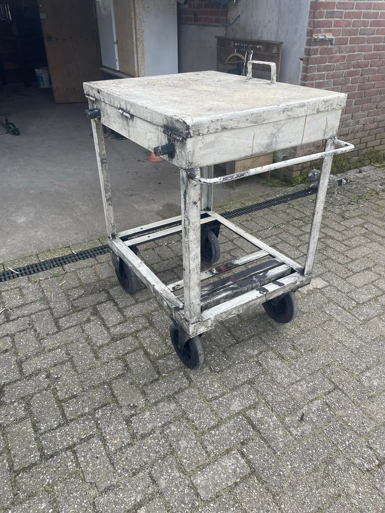 Robuuste Werkplaats Kar op Wielen - Handig en Mobiel, Ophalen