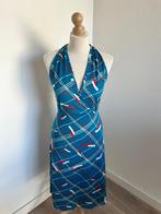 King Louie maat L blauwe racerback zomer jurk 3001