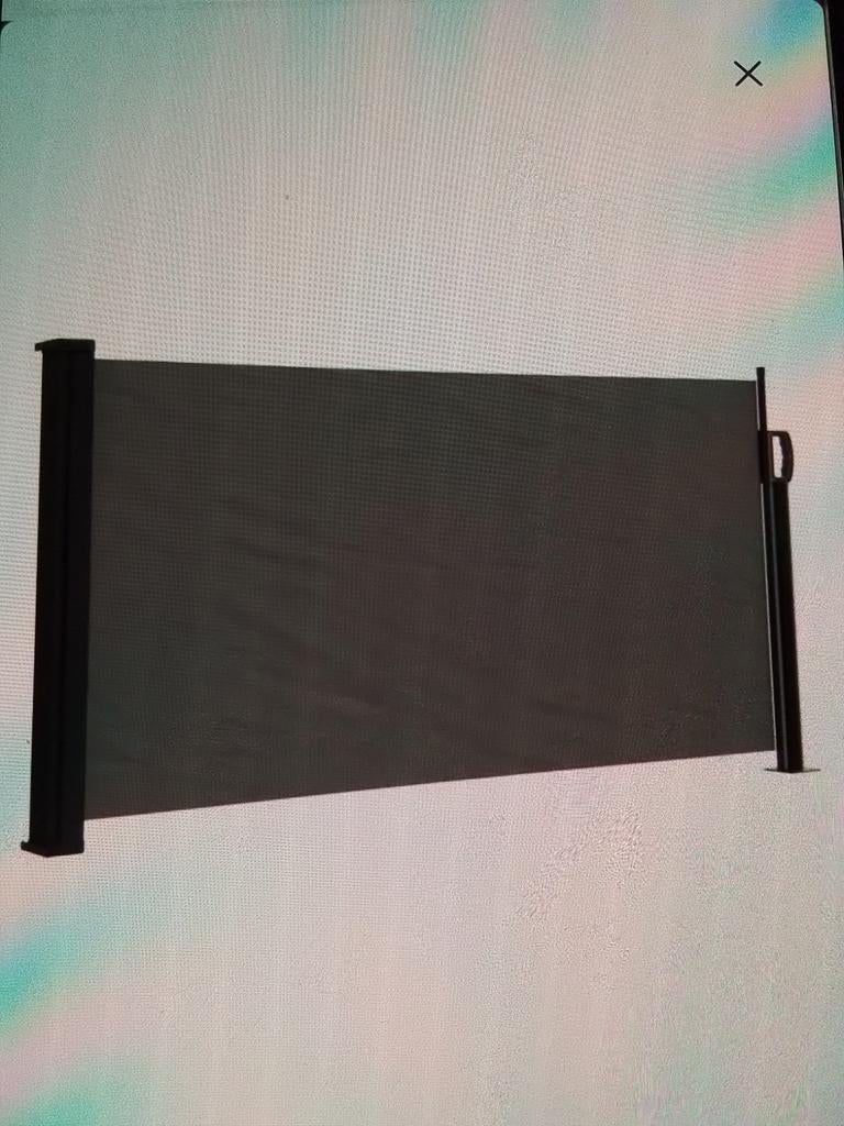 Uittrekbaar windscherm 180 bij 5 meter kleur antraciet nieuw, Tuin en Terras, Ophalen, Nieuw