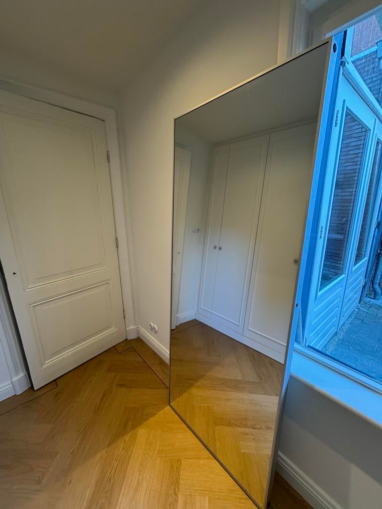 Ikea Hovet Spiegel 196x78 cm, Huis en Inrichting, Woonaccessoires | Spiegels, Ophalen of Verzenden, Zo goed als nieuw, 75 tot 100 cm