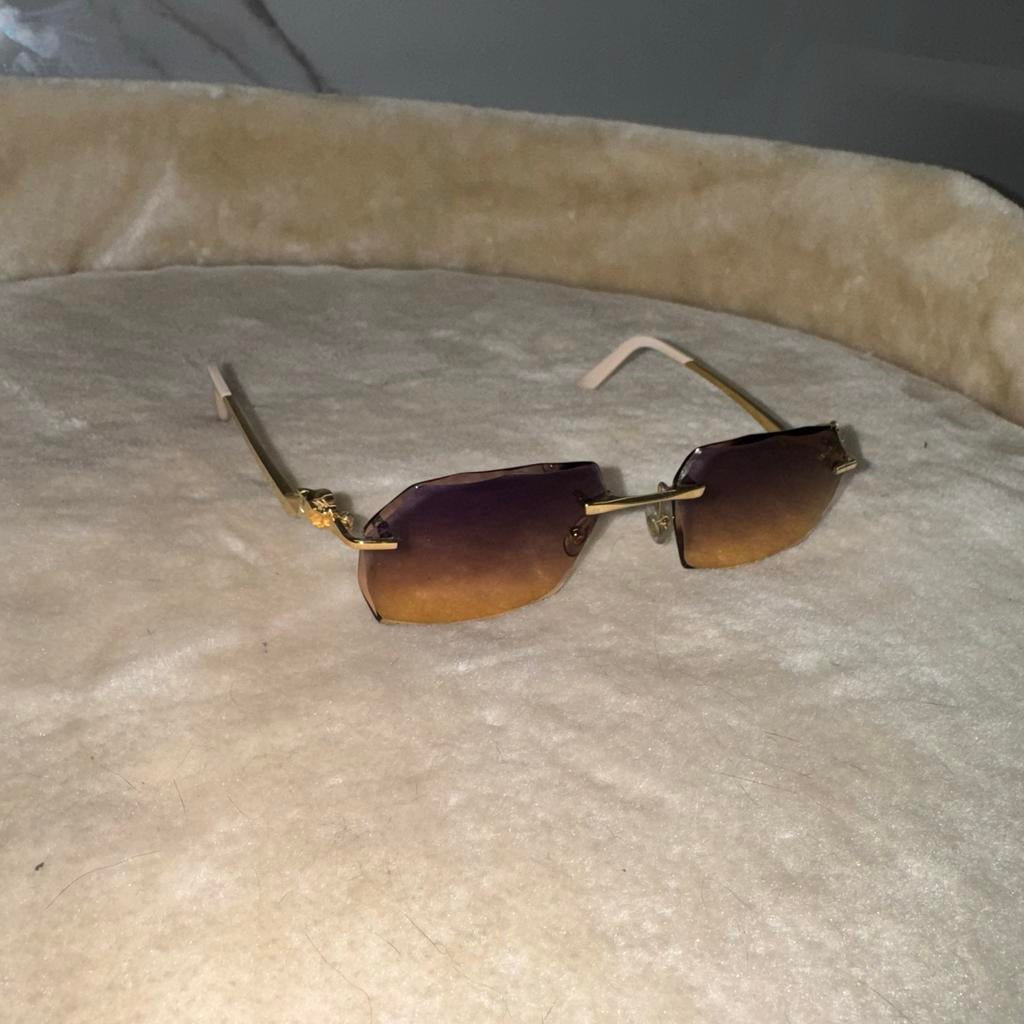 CT01200 002 Jumping Panther Zonnebril - Diamond Cut, Overige merken, Zonnebril, Paars, Ophalen of Verzenden