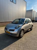 Nissan Micra 1.2 3DR 2003 Grijs, Auto's, Voorwielaandrijving, 31 €/maand, 4 cilinders, Origineel Nederlands