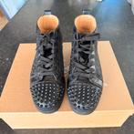 Christian Louboutin sneakers zwart met studs maat 40 zgan, Zwart, Ophalen of Verzenden, Sneakers of Gympen, Zo goed als nieuw