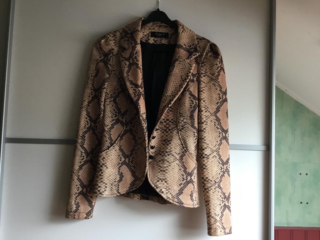 Bruin panter jasje van sister s. Maat xs, Sister S, Bruin, Ophalen of Verzenden, Zo goed als nieuw