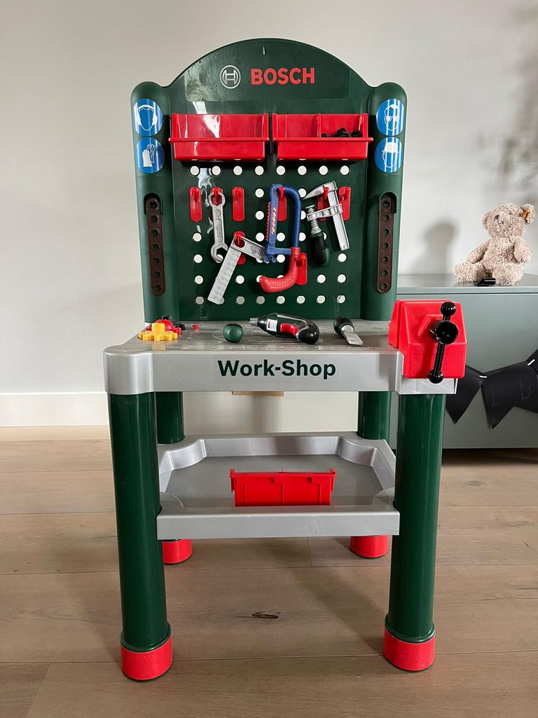 Bosch work-shop kinderspeelgoed / werkbank, Ophalen, Zo goed als nieuw