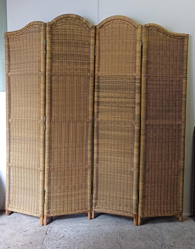 Rotan look kunststof kamerscherm balkonscherm, Huis en Inrichting, Woonaccessoires | Kamerschermen, Ophalen, Zo goed als nieuw