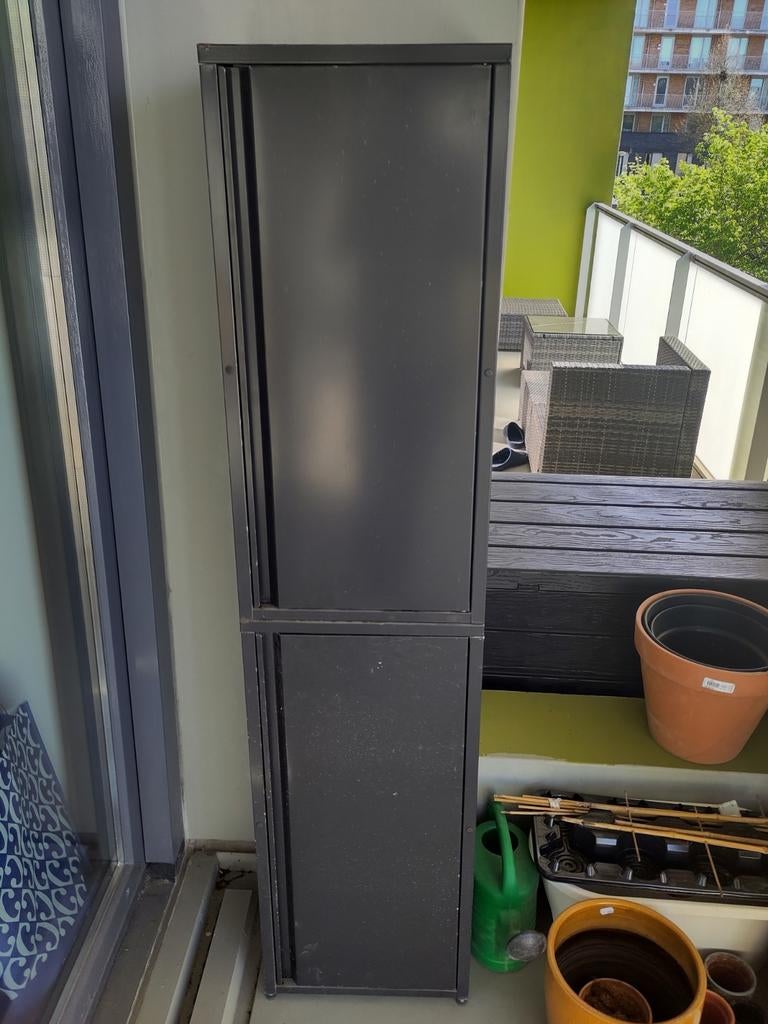 Driemaal locker kast Ikea, Ophalen, Gebruikt, Locker