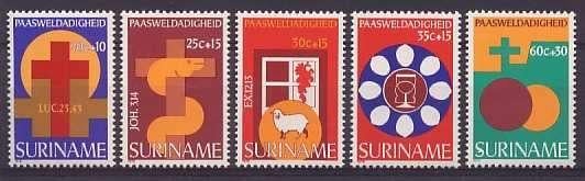Suriname 119/23 postfris Pasen 1978, Ophalen of Verzenden, Postfris