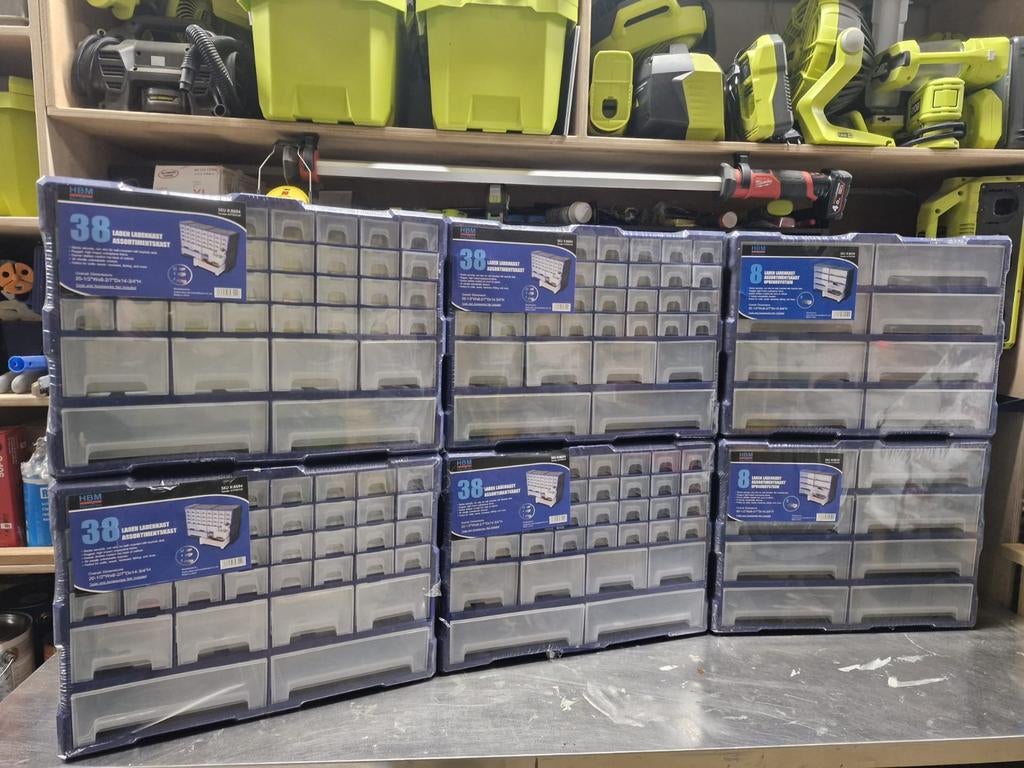 Lade kasten
Assortiment kasten, Ophalen