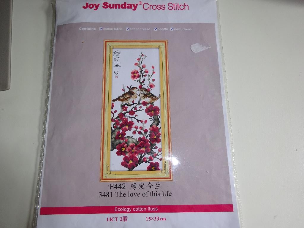 JOY SUNDAY - BORDUURPAKKET - NIEUW IN VERPAKKING, Hobby en Vrije tijd, Ophalen of Verzenden, Nieuw, Borduurpakket