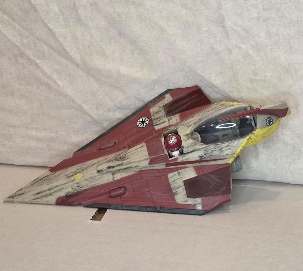 Star Wars Obi Wan Kenobi Jedi Starfighter, Ophalen of Verzenden, Zo goed als nieuw, Actiefiguurtje