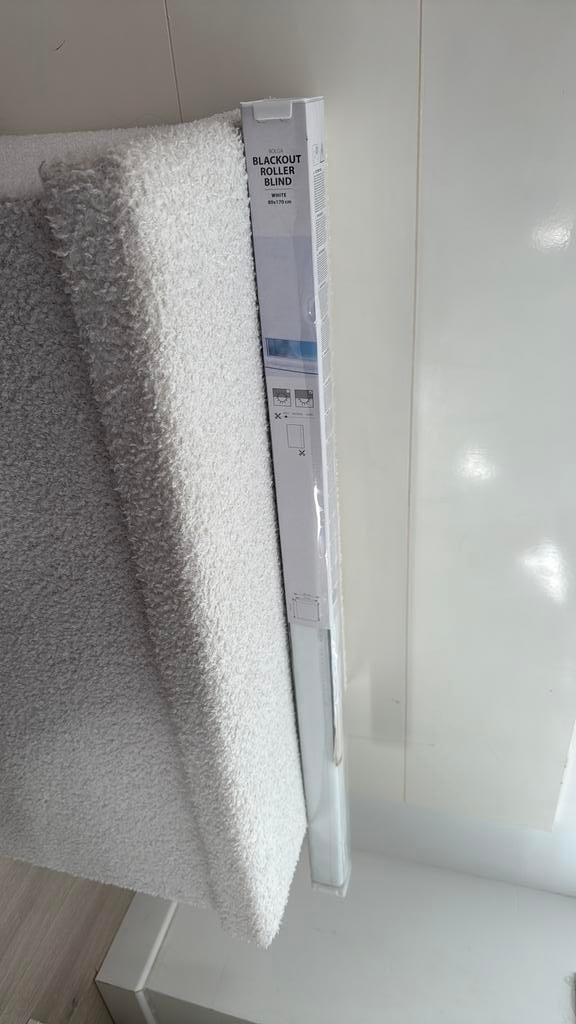 JYSK Rolgordijn Wit NIEUW 80x170cm, Ophalen, Wit, Nieuw, 50 tot 100 cm