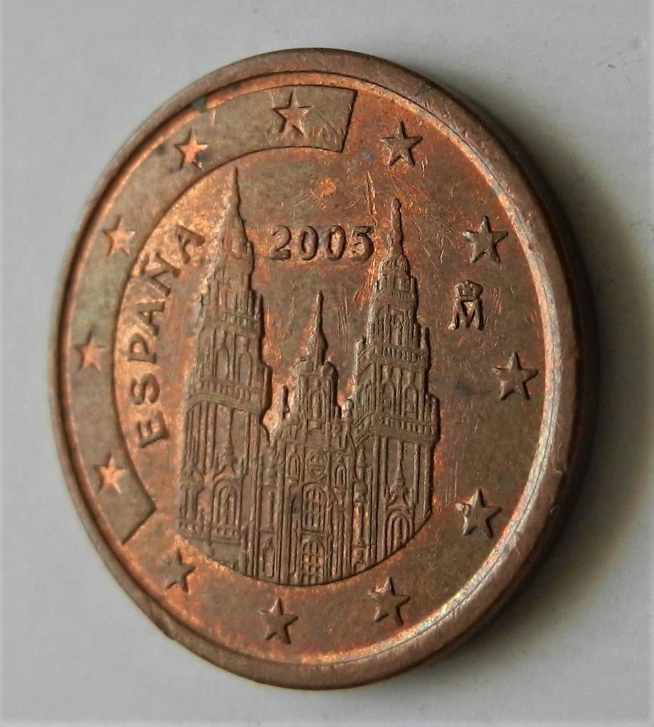Spanje 5 eurocent 2005, Postzegels en Munten, Munten | Europa | Euromunten, Verzenden, Spanje, 5 cent, Losse munt