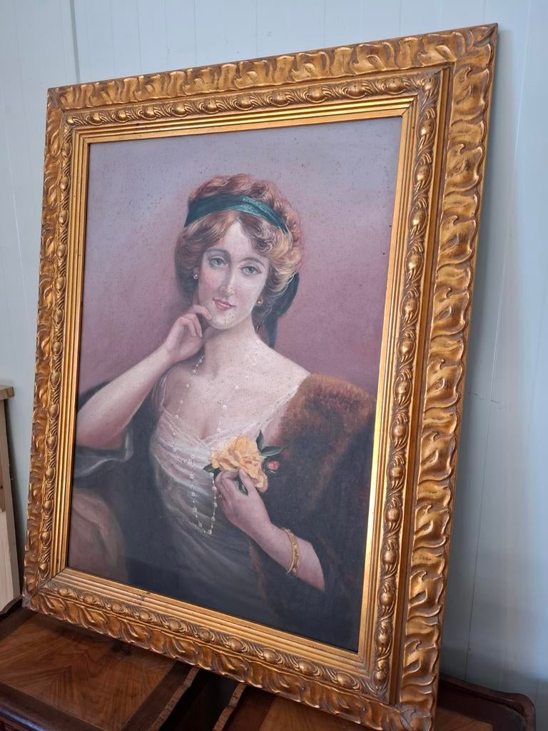 Emile Vernon handgeschilderd schilderij, Ophalen