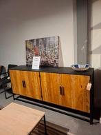 Felino 4 deurs dressoir Tower Living nu €549,-, Ophalen, Teakhout, Nieuw, 200 cm of meer