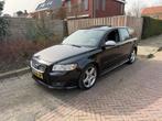 Volvo V50 2.4 D5 Geartronic 2008 Zwart, Zwart, 1436 kg, Leder en Stof, Zwart