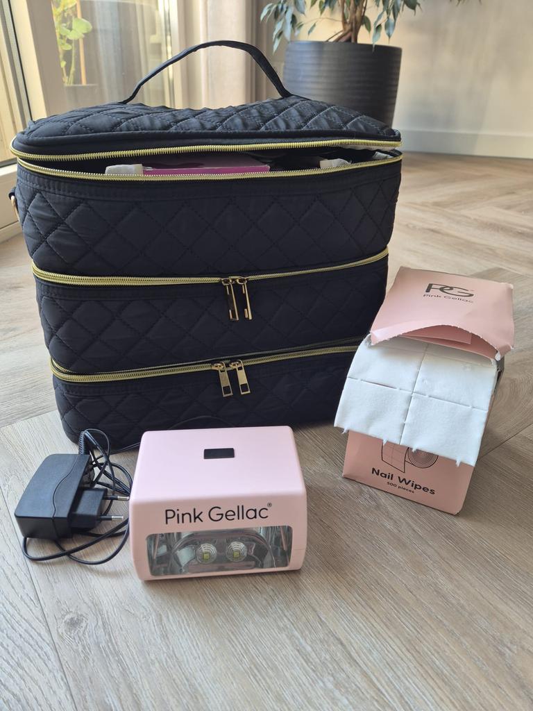 Pink Gellac Grote Set met 62 Kleuren en UV Lamp, Sieraden, Tassen en Uiterlijk, Uiterlijk | Cosmetica en Make-up, Ophalen of Verzenden