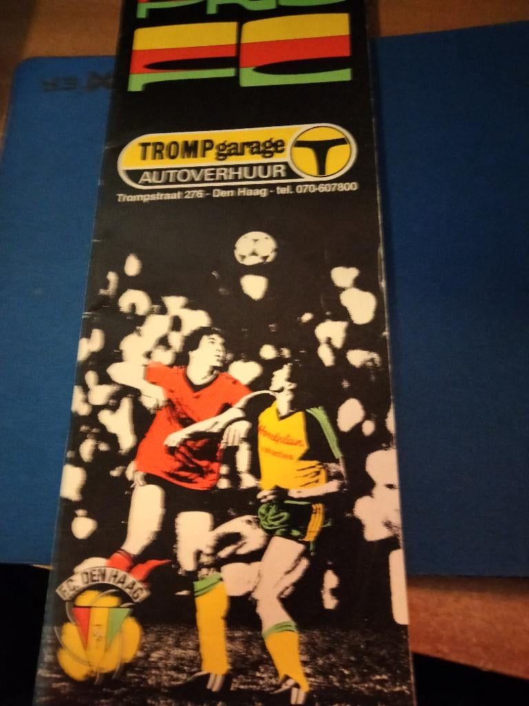 Fc den Haag -sc Veendam 84-85, Verzamelen, Ophalen of Verzenden, Gebruikt, Overige binnenlandse clubs, Boek of Tijdschrift