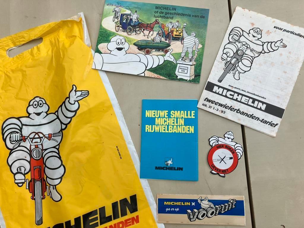 Reclame materiaal Michelin Bidendum geschiedenis luchtband, Verzamelen, Merken en Reclamevoorwerpen, Ophalen of Verzenden, Nieuw