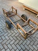 stalen transportkar, Doe-het-zelf en Verbouw, Transportwagens, 100 liter of meer, Ophalen, Gebruikt, Transportkar