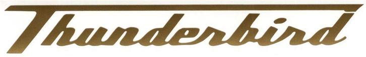 Triumph Thunderbird sticker #6, Motoren, Accessoires | Stickers, Ophalen of Verzenden