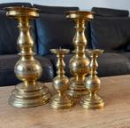 Koperen kandelaars, Antiek en Kunst, Antiek | Kandelaars, Ophalen of Verzenden, Koper of Brons