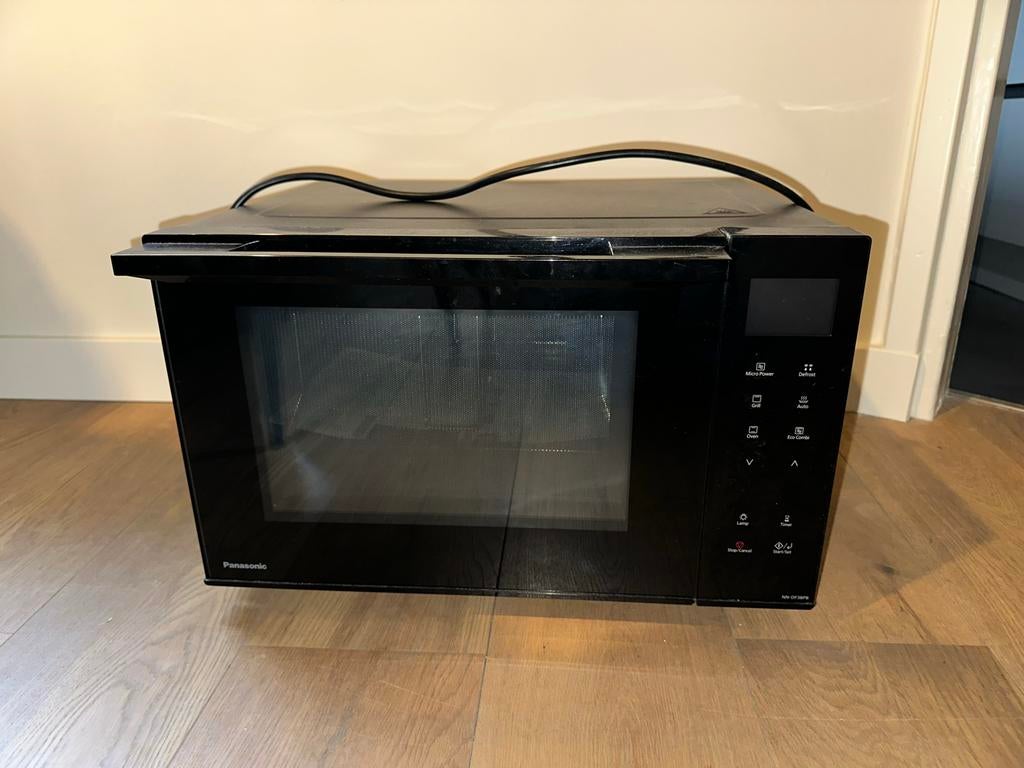 Panasonic Combimagnetron NN-DF38PB - Zwart, Witgoed en Apparatuur, Magnetrons, Ophalen, Combimagnetron, Hete lucht, 45 tot 60 cm